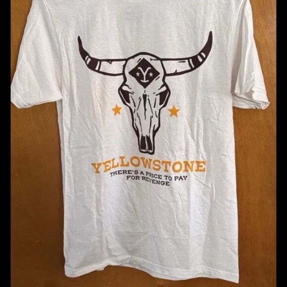 Yellowstone Tshirt Mens Small White - Picture 2 of 3